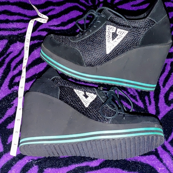 Volatile wedge sneaker heel 9 Y2K - Picture 2 of 4